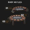 Driveline Baseball Shoulder Recovery Mini Trampoline (18-Inch) Portable with Carrying