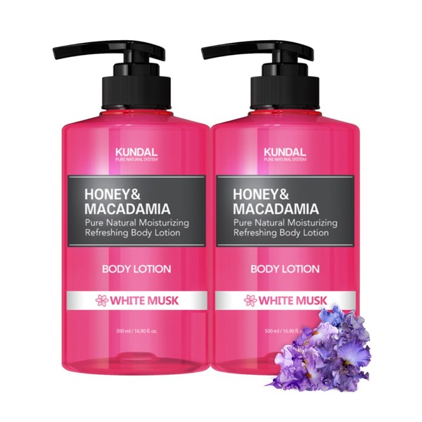 Kundal Honey & Macadamia [White Musk] Body Lotion Natural Moisturizer