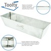 Toolty Stainless Steel Plasterers Mud Pan - 14" - 360mm