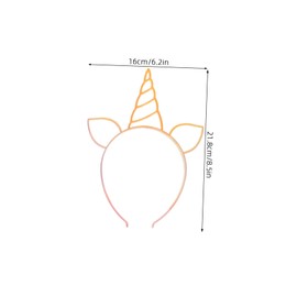 Ipetboom 12pcs Colorful Glitter Unicorn Headbands with Spraypaint Design Lightweight Plastic Hair Bands for Birthday Parties Festivals and Holiday Accessories