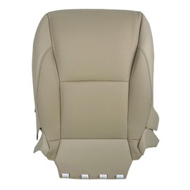 labwork Front Driver Side Bottom Tan Artificial Leather Perforated Seat Cover Replacement for Lexus ES350 2007-2012