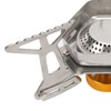 Camping Gas Stove Stainless Steel Strong Durable Windproof Electronic Ignition