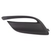 TRQ Front Left Fog Light Hole Cover Black Drivers Side