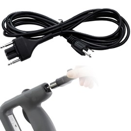 Immersion Blender Power Cord Replacement Replace 89143 Fit for Robot Coupe Blenders MP Series MP350 MP450 MP550 MP600 MP800 Turbo Combi Series C Blender Extended Cords Parts 3-pin Plug 150" Black