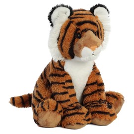 Aurora® Cuddly Bengal Tiger Stuffed Animal - Cozy Comfort - Endless Snuggles - Brown 14 Inches