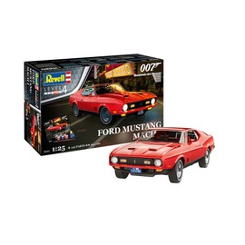 Revell Gift Set 05664 James Bond 007 Diamonds are Forever, Ford Mustang Mach 1, 1:25 Scale Unbuilt Plastic Model Kit, with Accessories & Poster