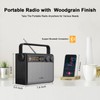 YOWGULF Portable AM FM Radio, Bluetooth Radio with Best Reception,Transistor