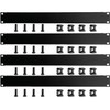 Harrisen 4 Pack of 1U Blank Panel, Mount Blanking Panel,