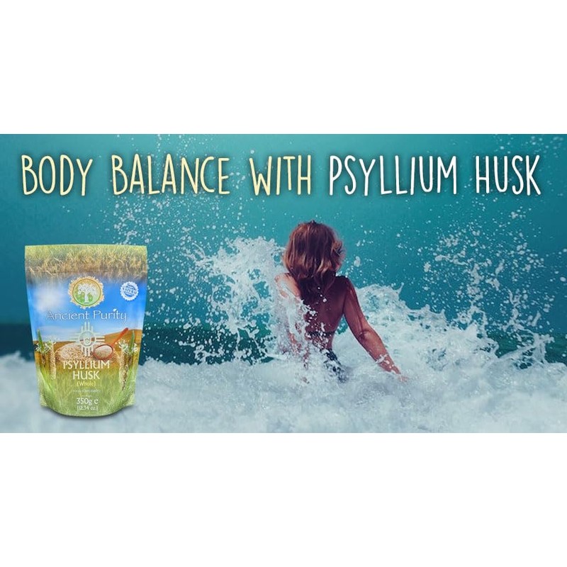 Ancient Purity Psyllium Husk Whole Powder 350g Ancient Purity