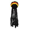 jAc Jamacian Rasta Hat with Dreadlocks