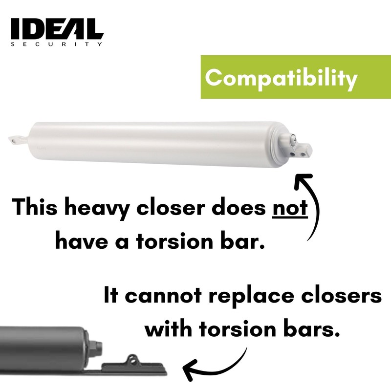 Ideal Security Model 8730 Heavy Duty Pneumatic Screen and Storm