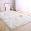 YIHAIC Faux Sheepskin Rug - Faux Fur Rug- Fluffy and