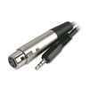 kenable XLR Female 3 pin socket to 3.5mm Audio Stereo