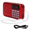 Portable FM Digital Radio with LED Display, Multifunction Player with