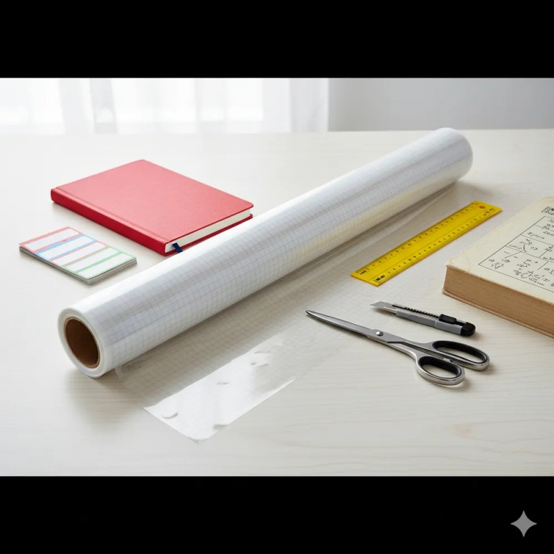 Rollo Papel Contact MAE Transparente Autoadherible 45cm X 20m