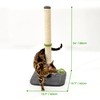TINYBEAST 34" Tall Cat Scratching Post for Indoor Cats, Cat