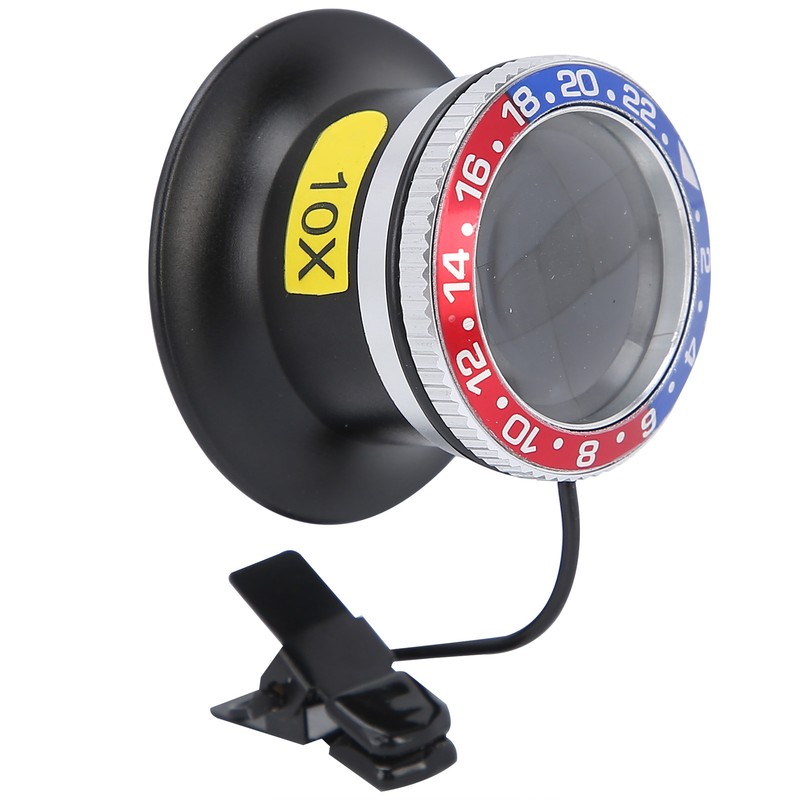 10X Jewelers Loupe Magnifier Aluminum Eye Magnifying Loupes Watchmakers Eye