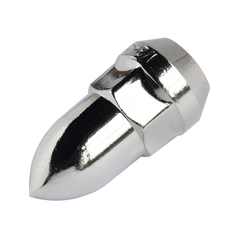 DCVAMOUS 20 PC 1/2"-20 Spike Lug Nuts Chrome Compatible with