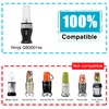 5 Fins Blade Replacement Parts Compatible with Nutri Ninja Blender