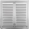 MKK Slats Stainless Steel Ventilation Grille 200 x 200 mm