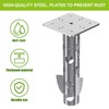 Lifeswell Universal In-Ground Umbrella Base, Rust-Resistant Steel Concrete Holder, Space-Saving