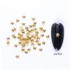 Mikinona Rhinestone Manicure Decals Snowflake Nail Stickers Gold Nail Art