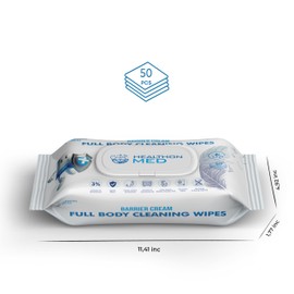 HEALTHON MED Barrier Cream Full Body Cleaning Wipes (Pack of 1)