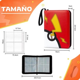 álbum de tarjetas de 400 tarjeteros,4 tarjeteros de bolsillo,400 tarjeteros de bolsillo con funda para tarjetas comerciales, tarjetero para álbum de coleccionista, juguete para regalo para (Rojo 2)