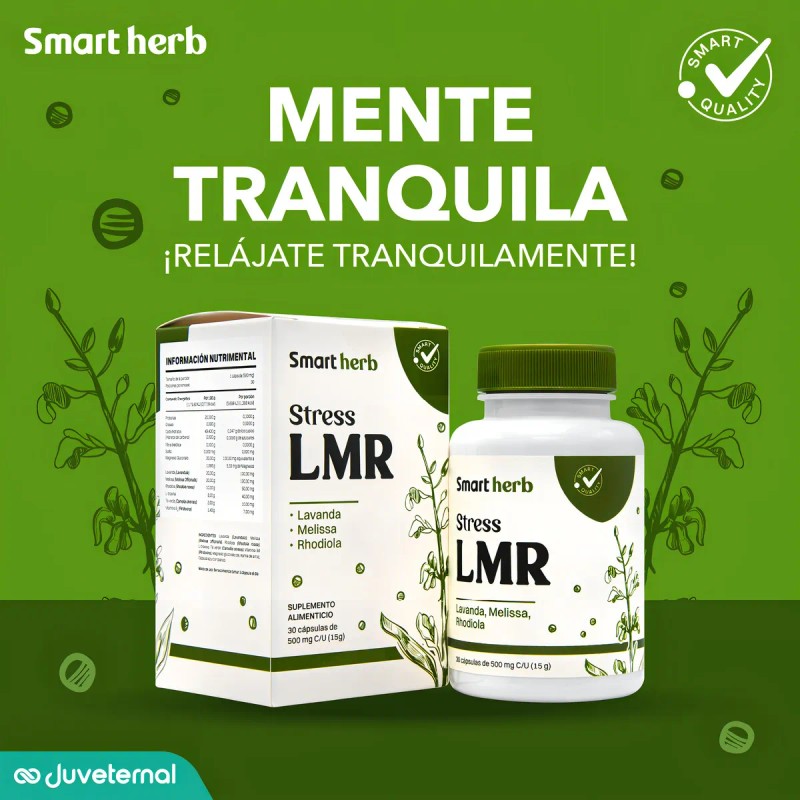 Anahuac Stress LMR Cpsulas Lavanda Rodiola Melissa Antiestrs