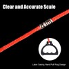 Deep Well Measuring Rope, 328.1ft 100M Nylon Depth Gauge Tape,
