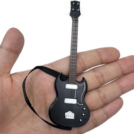 Dollhouse Miniature Guitar Model 1:12 Scale High Definition Musical Instrument Figure Dollhouse Decoration