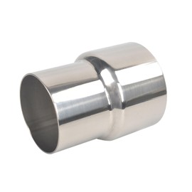 BATONECO ID 2.5 Inch to ID 3 Inch Exhaust Pipe to Component Pipe Adapter Reducer 2.5'' ID to 3" ID Polished Stainless Steel 4" Overall Length