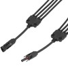 Solar Connector Y Branch 1 to 4 Waterproof Parallel Adapter