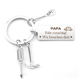 Yritioa Gifts for Mum, Gift Dad Christmas, Gifts for Dad, Christmas Gifts for Mum, Birthday Gift for Mum, Dad Gift Birthday, Keyring Father's Day, dad2, Unit size
