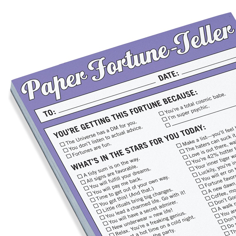 Knock Knock Paper Fortune Teller Nifty Note Pad - Oracle