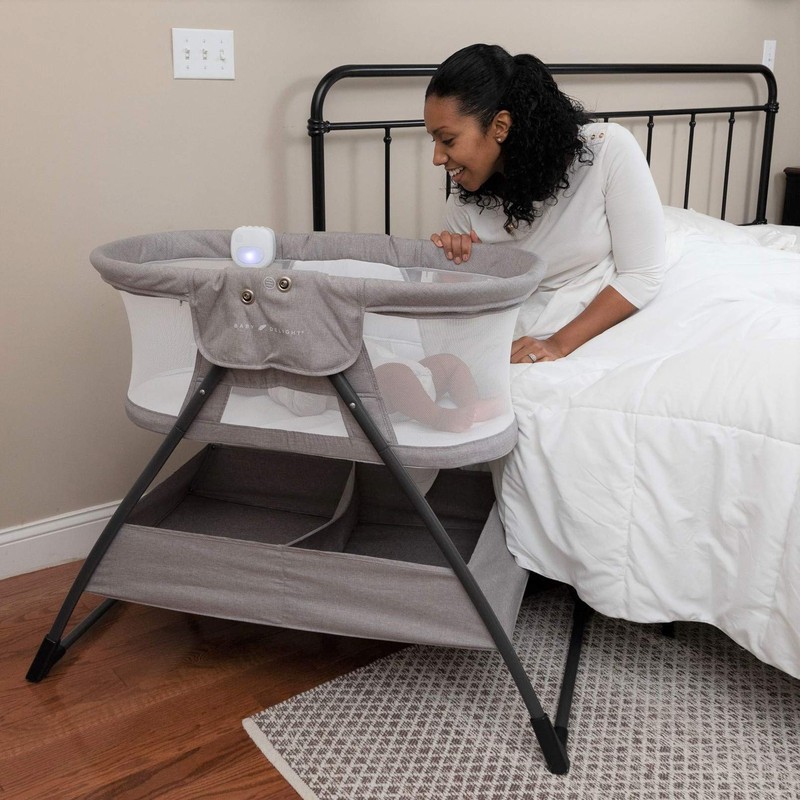 Baby Delight Beside Me Doze Deluxe Baby Bassinet, Bedside Sleeper,