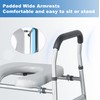 Deewow Deewow 28 inchs Raised Toilet Seat with Handles