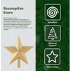 Star Gold Christmas Tree Topper, Tree Topper Topper for Christmas