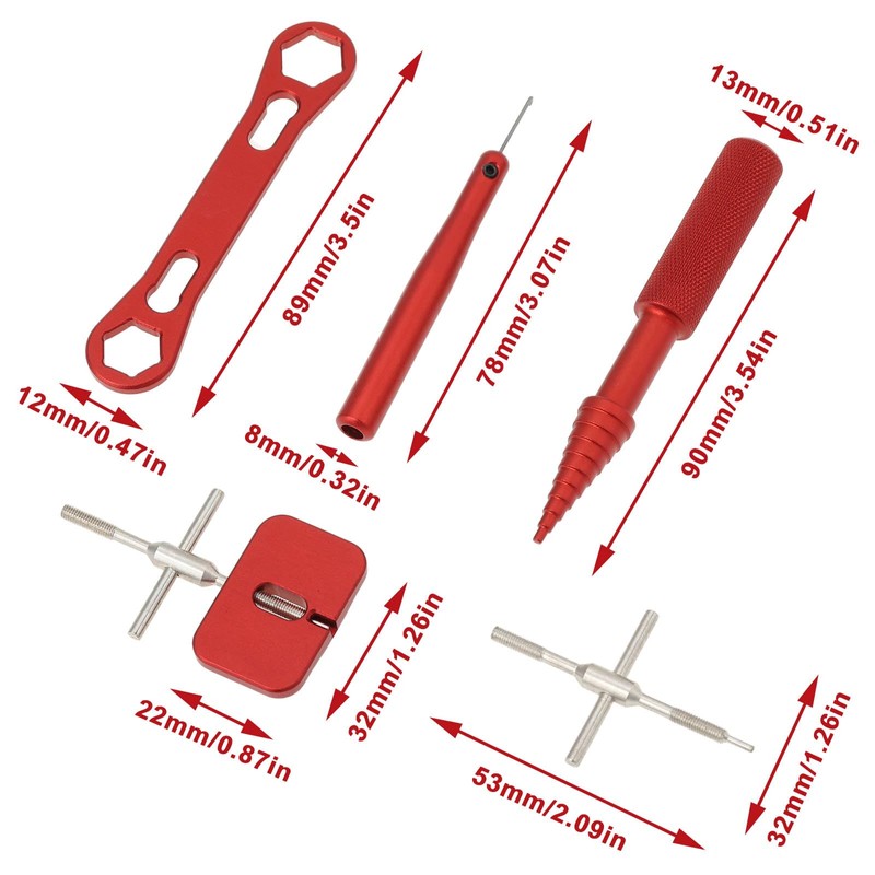 SG Store 1 Set Reel Repair Tool Kit 90x13mm/8x78mm for