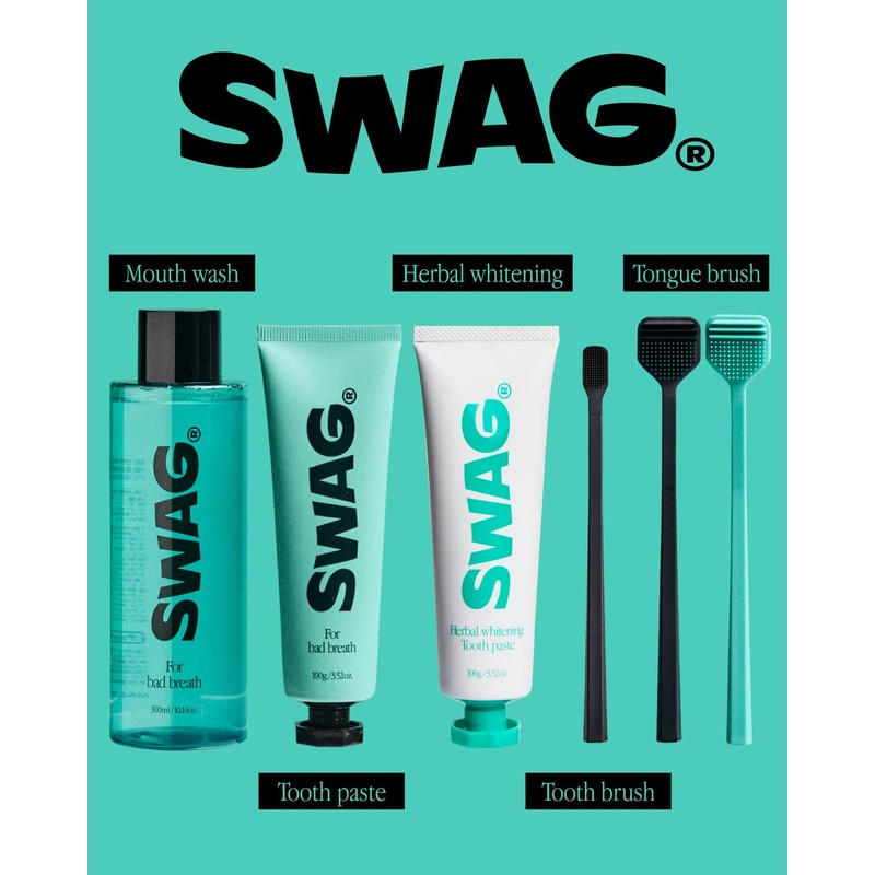 Swag Toothpaste, Bad Breath Care, Toothpaste, Super Mint with Xylitol,