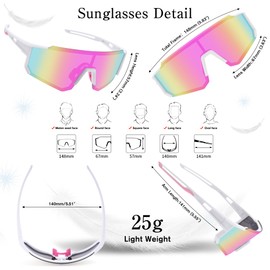 Revemo Baseball Sunglasses for Women Men, Polarized Sports Sunglasses, Camping Golf Tennis Hiking Fishing Pickleball