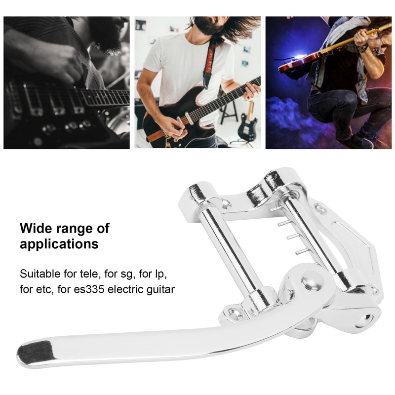 Vibrato Bridge Tremolo Unit Metal Tailpiece Big Rocking Rod for