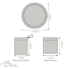 BAMI - Protectores de Lactancia de Bambú - Paquete con 6 Piezas