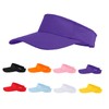 TOPTIE Sun Sports Visor Hat Plain Solid Cotton Visors Adjustable