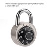 Dial Combination Lock Heat Treatment Hardened Steel Security Waterproof for