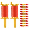 2PCS Mason Line String, #18 500 Feet Braided Construction Nylon