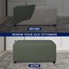 PureFit - Funda otomana rectangular súper elástica para taburete de