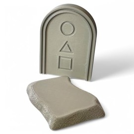 Squid Game Flying Stone - Skill Game Flying Stone KAJAWIS® - Stone Set with Stand - Board Game with Squid Game Symbols - The Ideal Gift for Fans of the Series