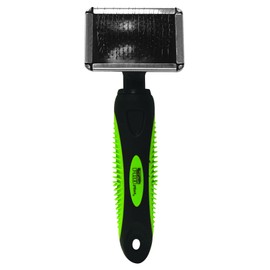 Pro Plus Grooming Brushes for Dogs, Cats, Rabbits, Guinea Pigs, and Other Small Animals, Soft Slicker Brush, Lightweight with Non-Slip Rubber Grip for Added Comfort and Control, Removes Loose Hair, Dirt and Debris for a Healthy Shiny Coat