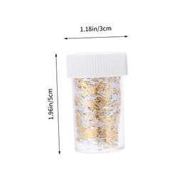 Baluue Nail Art Foil Paillette Bottles of Mesh Glitter for Manicure Easy Application Nail Accessories